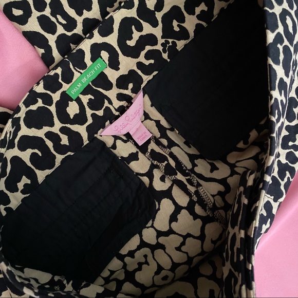 Lilly Pulitzer Hidden Paw Print Palm Beach Collection Animal Print Capri… - Picture 7 of 16